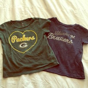 Packers and Brewers T-shirt’s
